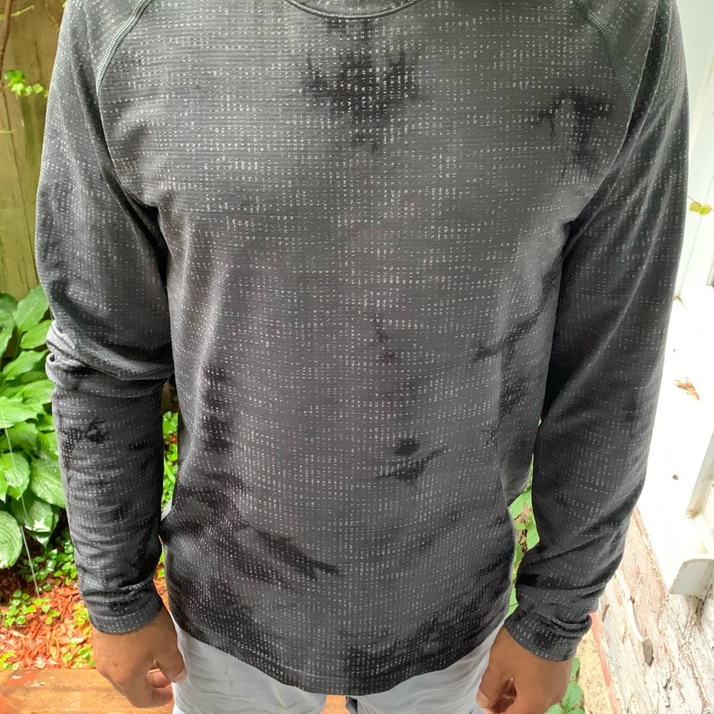 Lululemon Men’s Metal Vent Tech 2.0 Long Sleeve Top technical black/grey L NWOT - Picture 6 of 8